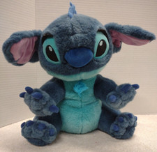 Stitch Plush 12  Tag Says 14" Disney Store Lilo and Stitch as Dog Blue Alien