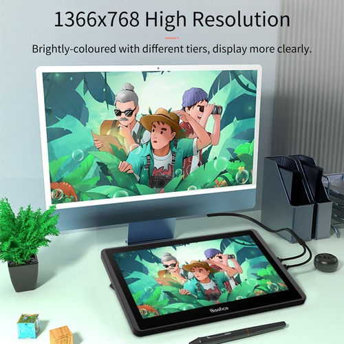 Bisofice 12HD-A H-IPS Graphics Drawing Tablet 11.6" Support Windows & Mac B4Z4 - Picture 10 of 12