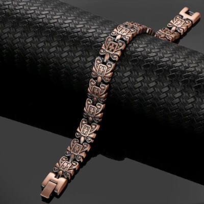 Cross Pure Copper Magnetic Bracelet Max Magnet Balance Power Energy Father's Day