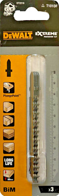 3 DeWalt EXTREME Stichsägeblätter Bi-Metall 100 mm 100mm Holz T101DF # DT2218