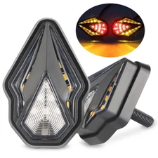 2* Flush Mount LED Turn Signal Light Indicators Blinker For Kawasaki Motorcycle
