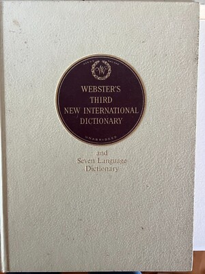 Set of Webster's Third New International Dictionary Unabridged and