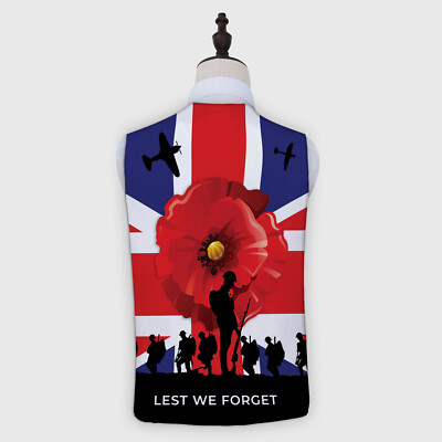Remembrance Day Weste Mohn - damit wir die Silhouette nicht vergessen Kostüm 