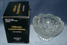 Collectors Crystal Gallery by Fairfield Crystal Saw Tooth Scalloped Edged Bowl