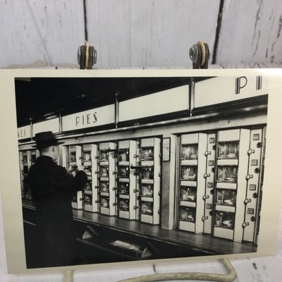 Postcard Automat New York 1936 Photograph by Berenice Abbott 6 x 4