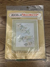 Vintage Bucilla Needlecraft Kit 2568 Humming Birds Blackwork Picture 16x20 NEW