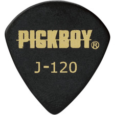 Pickboy Jazz Pick, Black, Polyacetal, 10-pack 1.20mm GP-J-BL/120