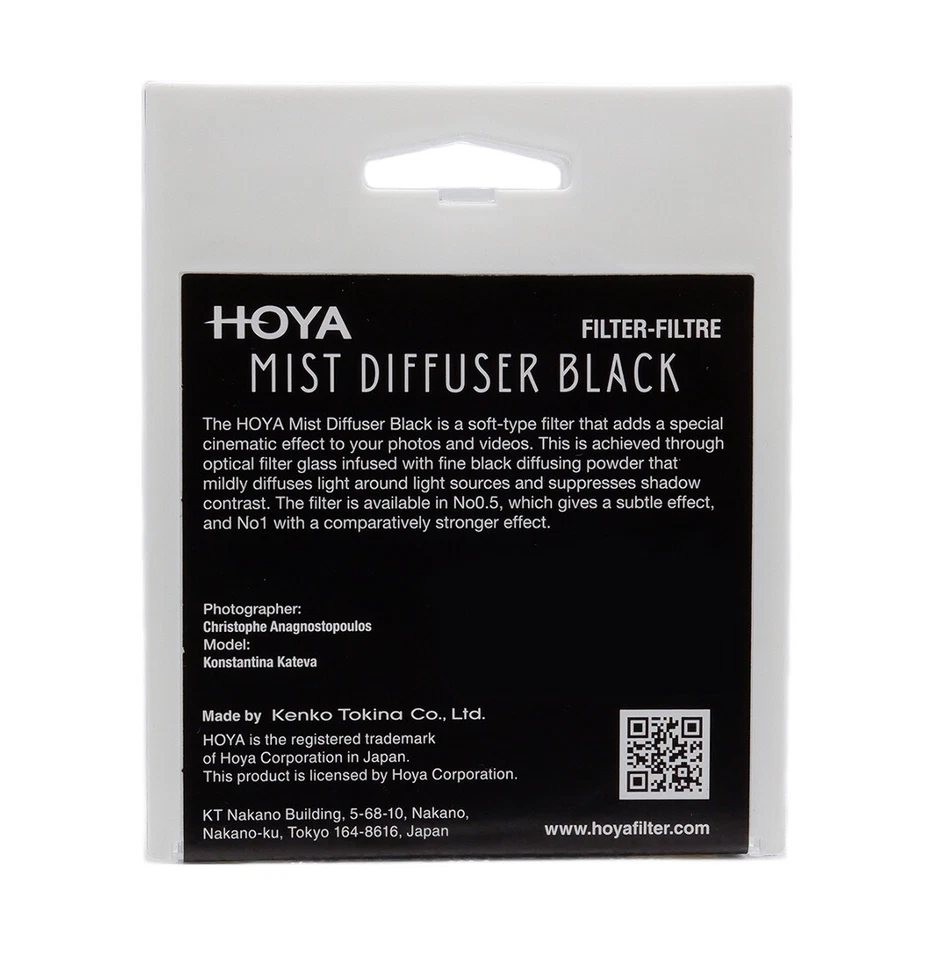 Genuine HOYA Mist Diffuser Black 1.0 Filter 55mm, NEW - Image 4 of 4
