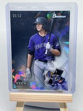 2021 Bowman Sterling Zac Veen Black Atomic Refractor non auto /10 - Rockies