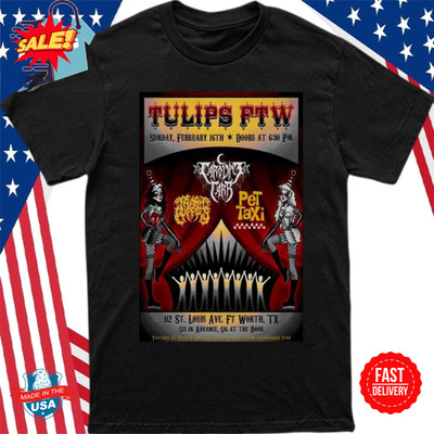 Caroline Carr With Pet Taxi Feb 16 2025 Tulips FTW Fort Worth TX Poster Shirt