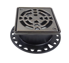 Schluter KD4GRKEOB Kerdi-Drain 4 Oil-Rubbed Bronze Classic Style