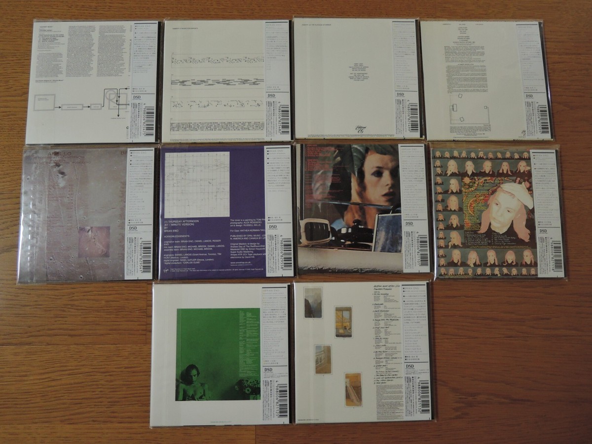 Brian Eno 10CDs Japan Mini LP CD Set Factory Sealed | eBay