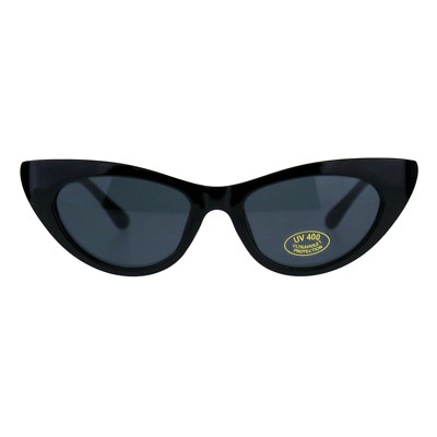 Womens Cateye Fashion Sunglasses Unique Curved End Frame UV 400