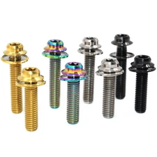 M5 Titanium alloy screw for Road Bikes disc brake Flat Mount Clamps fixed bolts