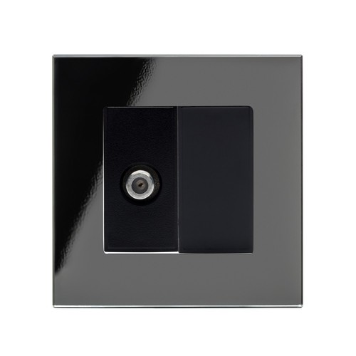 RetroTouch Black Glass PG Light Switches, Plug Sockets, Dimmers, Cooker, Fused - Picture 26 of 34