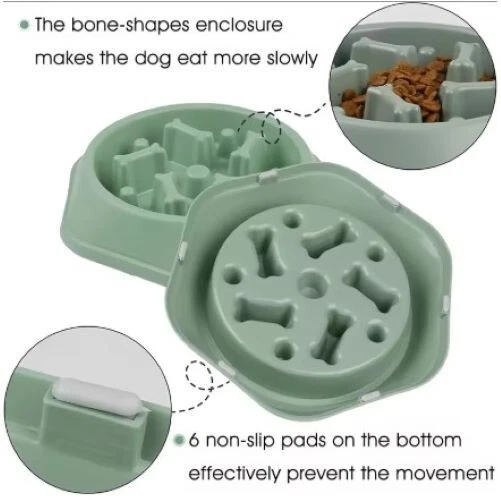 慢速喂狗碗-抗窒息、健康饮食和消化辅助 — 第 2/4 张图片