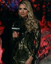 McKenzie Mitchell WWE Manager Signed Photo #18 Impact Wrestling WWE Interviewer