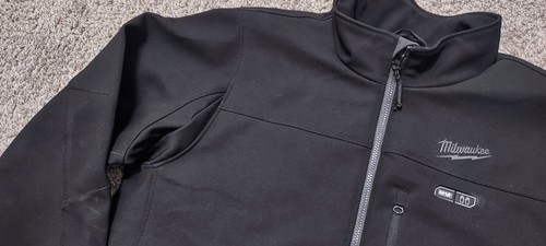 Milwaukee M12 Heated Gear Jacket Mens Extra Large Black Toughshell (JACKET ONLY) - Picture 2 of 19