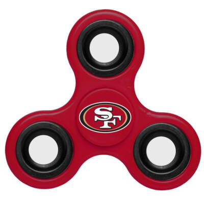 San Francisco 49ers Three Way Fidget Spinner NFL New Spinners IN STOCK Football