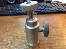 LEITZ WETZLAR NICKEL BALL HEAD TRIPOD LEVEL MOUNT FITS LEICA M CAMERAS M3, M6 M2