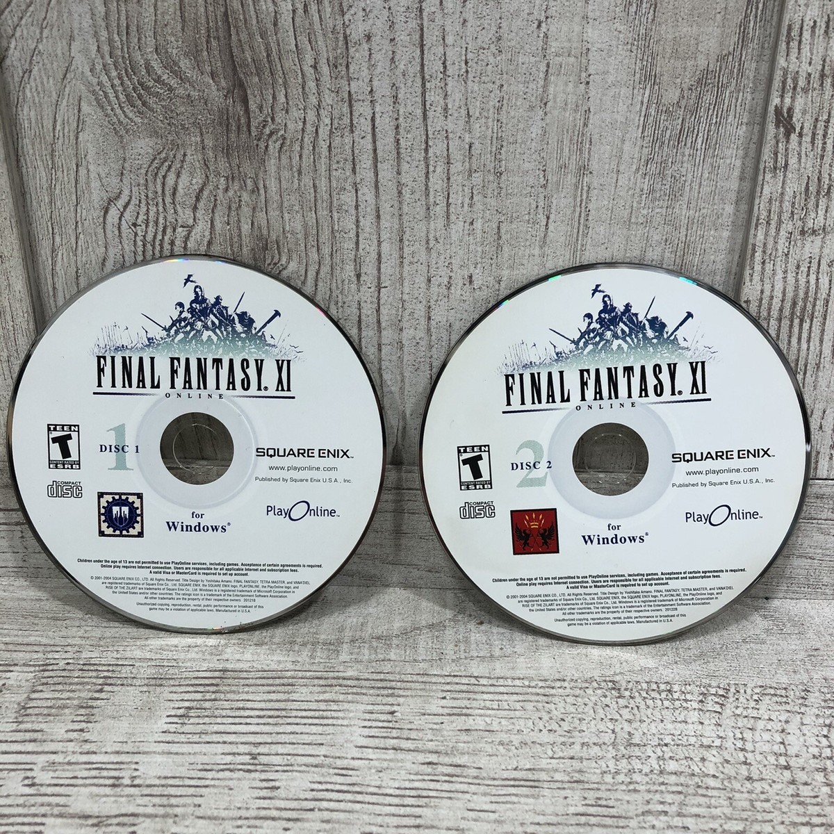 Final Fantasy XI 11 Online (PC CD-ROM Game) 2 Discs + Case GUC | eBay