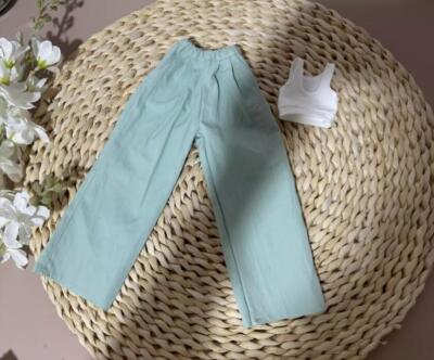 1/4 BJD Doll Casual Outfit Set Crop Tank Top+Wide Leg Pants For 40cm Doll