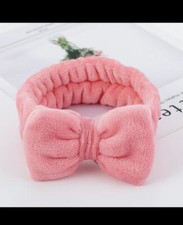 Watermelon Bow Soft Fleece Spa Hair Band Headband Make Up Bath Facial Yoga NEW