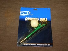 VINTAGE KOREX GOLF PRACTICE DRIVING BALL NEW NEW OLD STOCK
