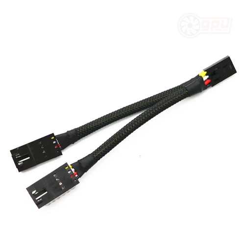 Câble adaptateur séparateur de moyeu de ventilateur Corsair RGB 4 broches - Photo 2/5