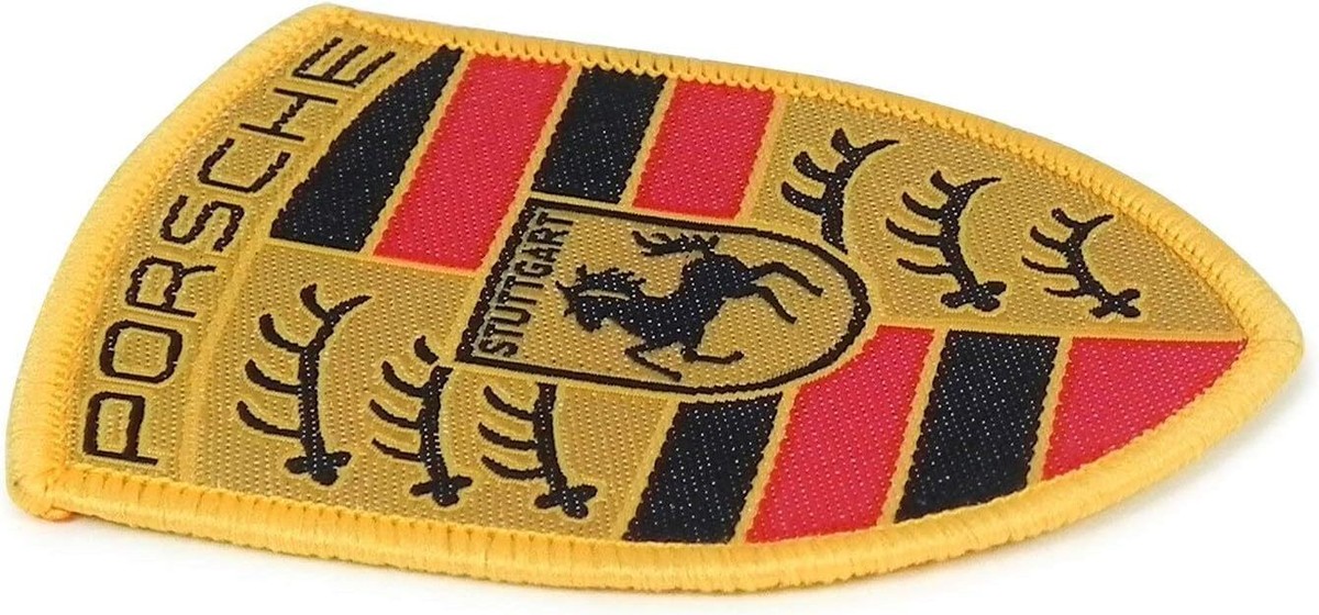 Porsche Crest Sew-on Badge - Pack of 20 (non official) | In Stock