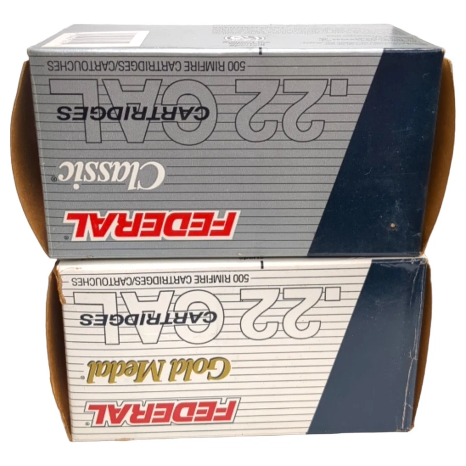 Lot of 4 Federal Vintage Hunting Shot Gun Shell 22 and 380 Ammo Cardboard Boxes - Image 3 of 4