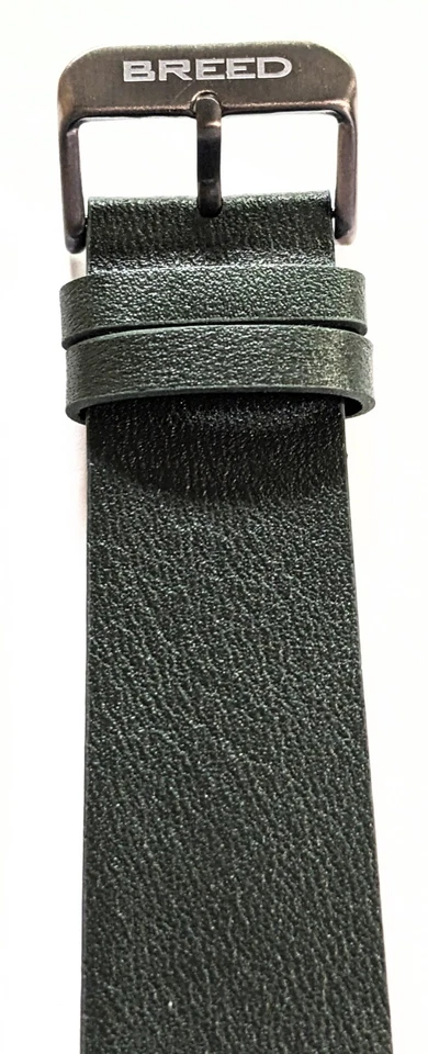 Breed Watch Mens Chronograph Shadow Black Stainless Steel Luminous Hand/Markers - image 3 of 4