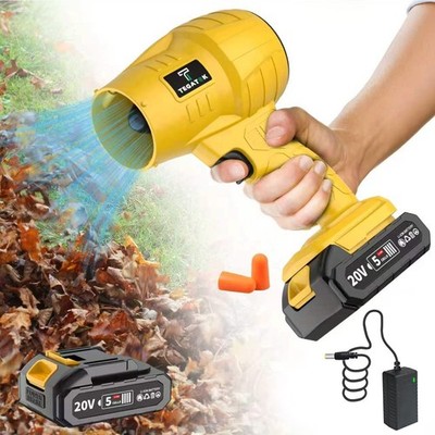 20V Wireless Lithium Battery Hair Dryer, Multi-Function Dust and Leaf Blower