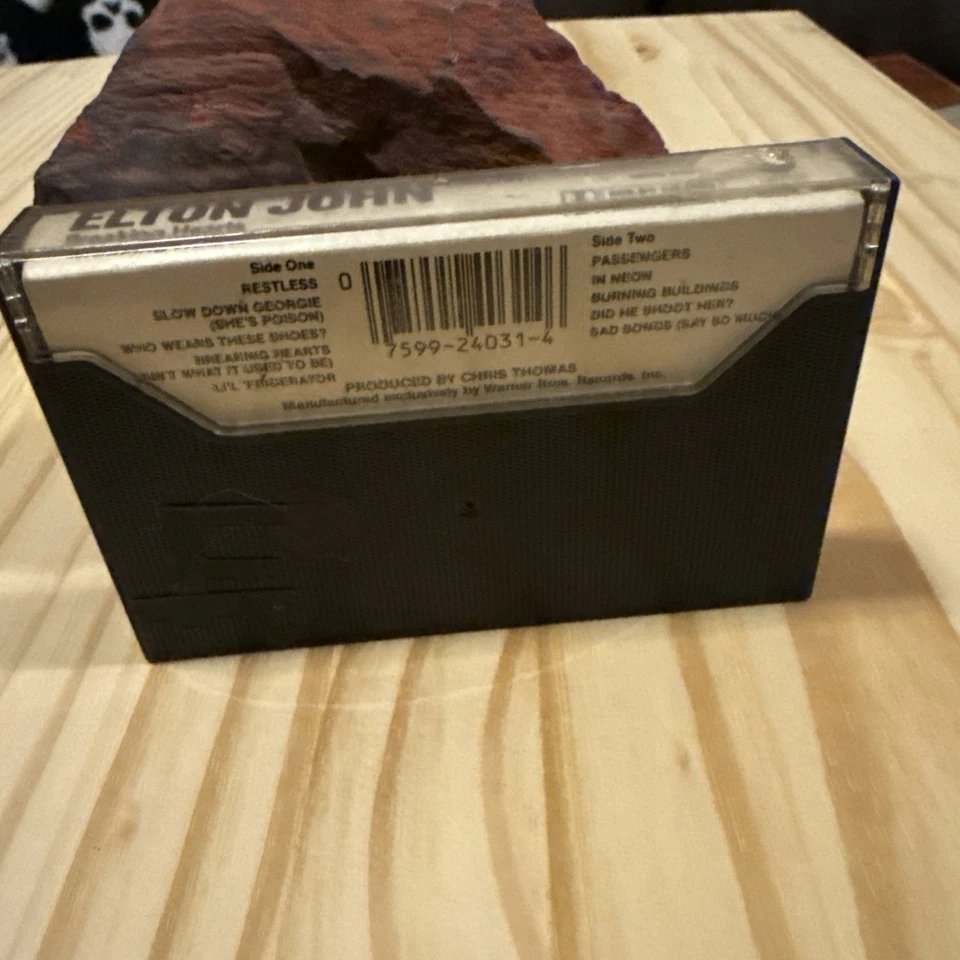 Elton John Breaking Hearts Cassette Tape 1984 Geffen Records NM - Image 3 of 4