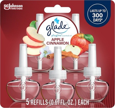 Glade Plugins Refills Air Freshener, Scented and Essential Oils for Home and Bat