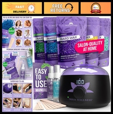 Sensitive Skin Waxing Kit - At-Home Hair Removal for Face, Bikini, Brazilian B