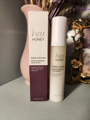 Hey HONEY Make A Splash Intense Hydrating Aqua Serum Moisture Enhancer New 45mL