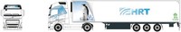 Herpa 957083 Volvo Fh Gl. Xl 2020 KüHlkoffer-Sattelzug Hrt Intertrans 1:87 Ne...