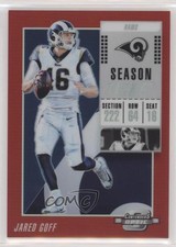 2018 Panini Contenders Optic Red Prizm 46/199 Jared Goff #42 8k4