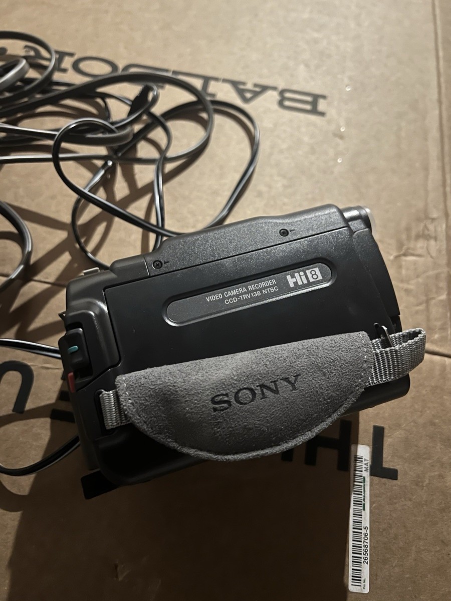 Sony CCD-TRV138 Hi-8 Analog Camcorder for sale online | eBay