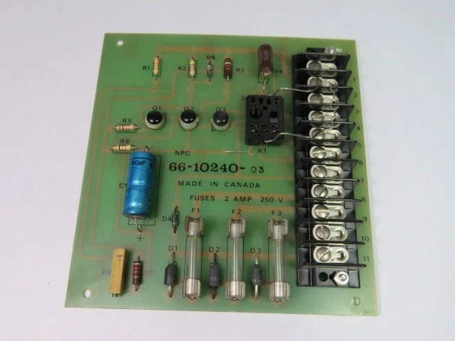 NPC 66-10240-03 Control Board USED - Image 2 of 3