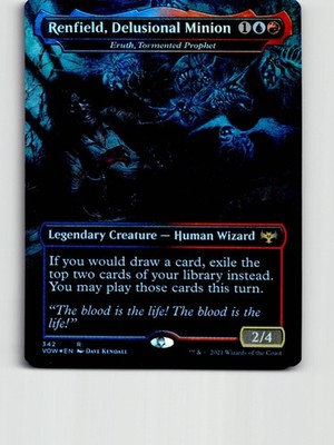 Renfield, Delusional Minion Eruth,  342 Innistrad Crimson Vow MTG Foil LP