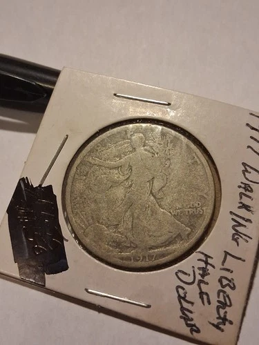 Photo of a 1917-P Walking Liberty Half Dollar from an eBay listing that sold on Jul 20, 2026
