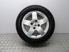 PEUGEOT 207 15" ALLOY WHEEL & GOOD TYRE 185/65R15 2006-2012  FAST FREE P+P
