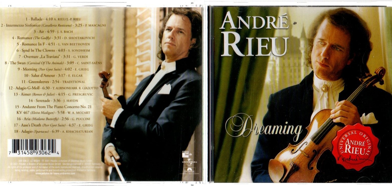 Dreaming by André Rieu (CD, 2001)
