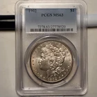 Morgan Silver Dollar 1902 Philadelphia $1 PCGS MS63 US Silver Coin
