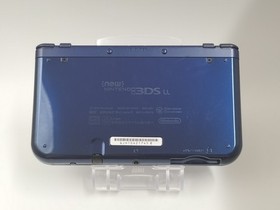 B498 Nintendo new 3DS LL XL console Metallic Blue w/adapter fx