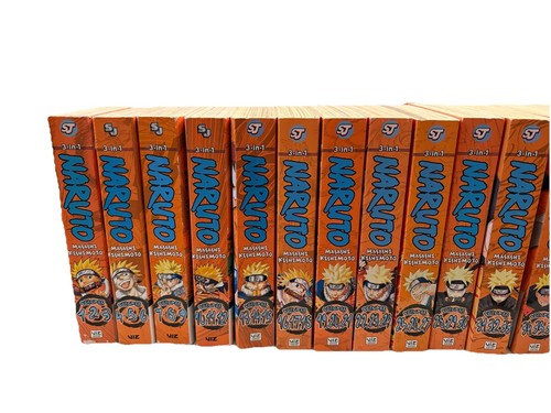 Naruto 3-in-1 Manga Omnibus Vol 1-72 In English Viz Media Complete Set - Picture 2 of 8