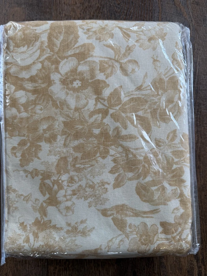 Новый Pottery Barn щавель туалет затемнения драпировки 50 «x 84» ~ золото ~ одна драпировка - Изображение 2 из 3