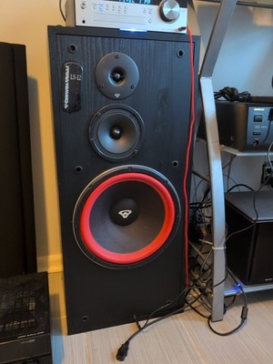 Pair Of Cerwin-Vega LS-12 Speakers  Tested Good Working Condition